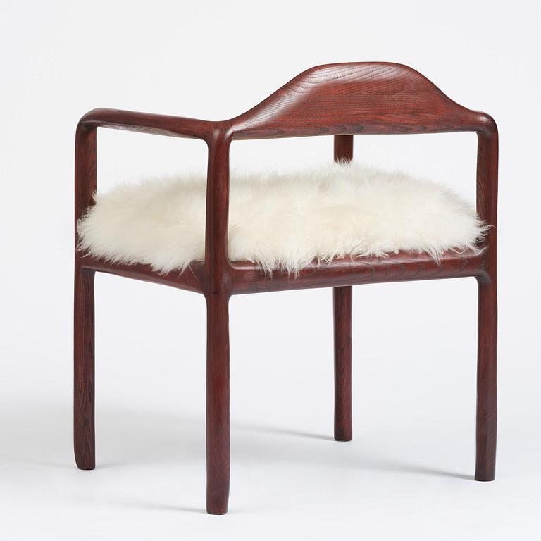 Niklas Runesson, a unique chair, executed in his studio, Stockholm, 2025.