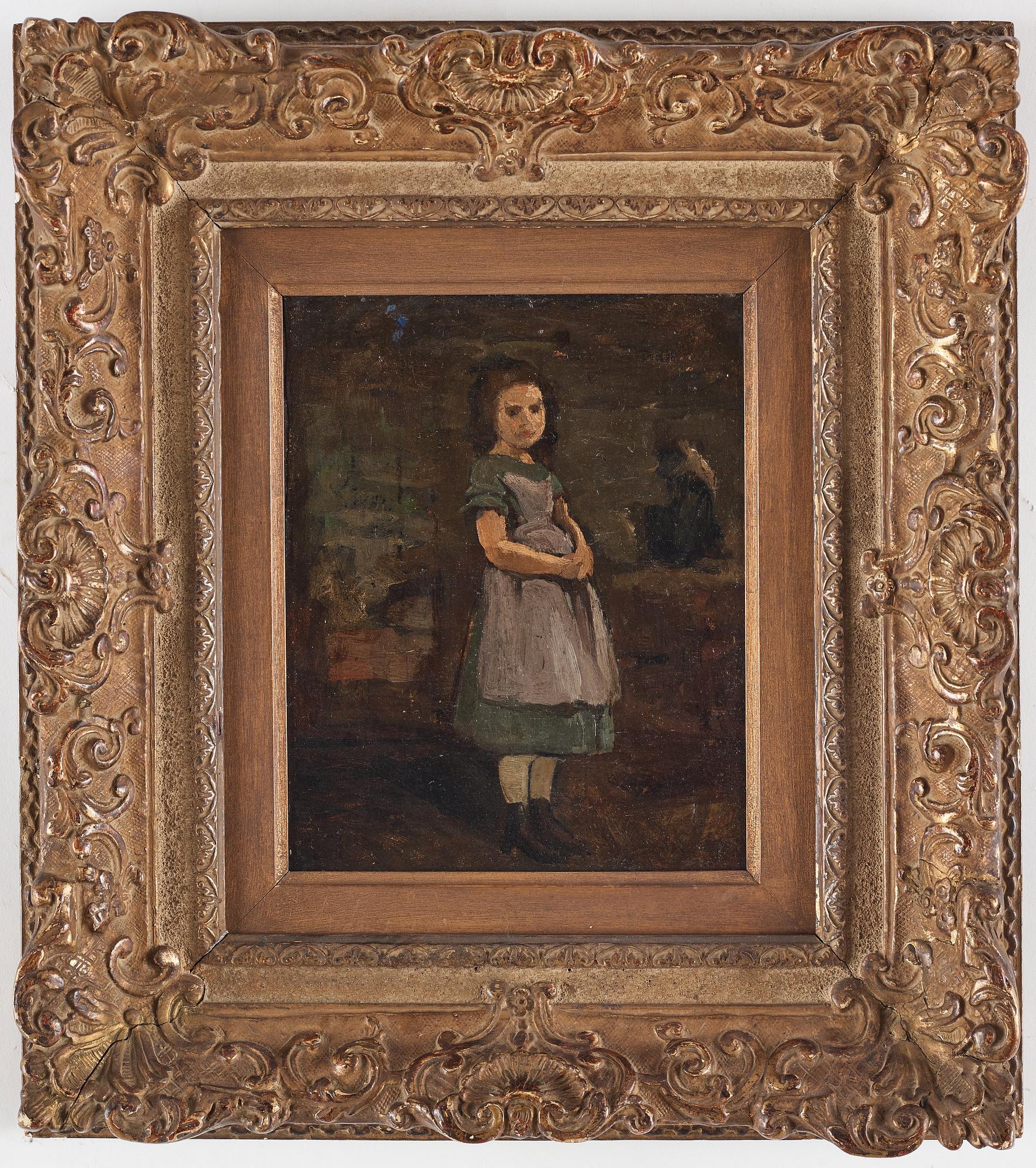 Ernst Josephson, Standing girl, motif from Eggedal.