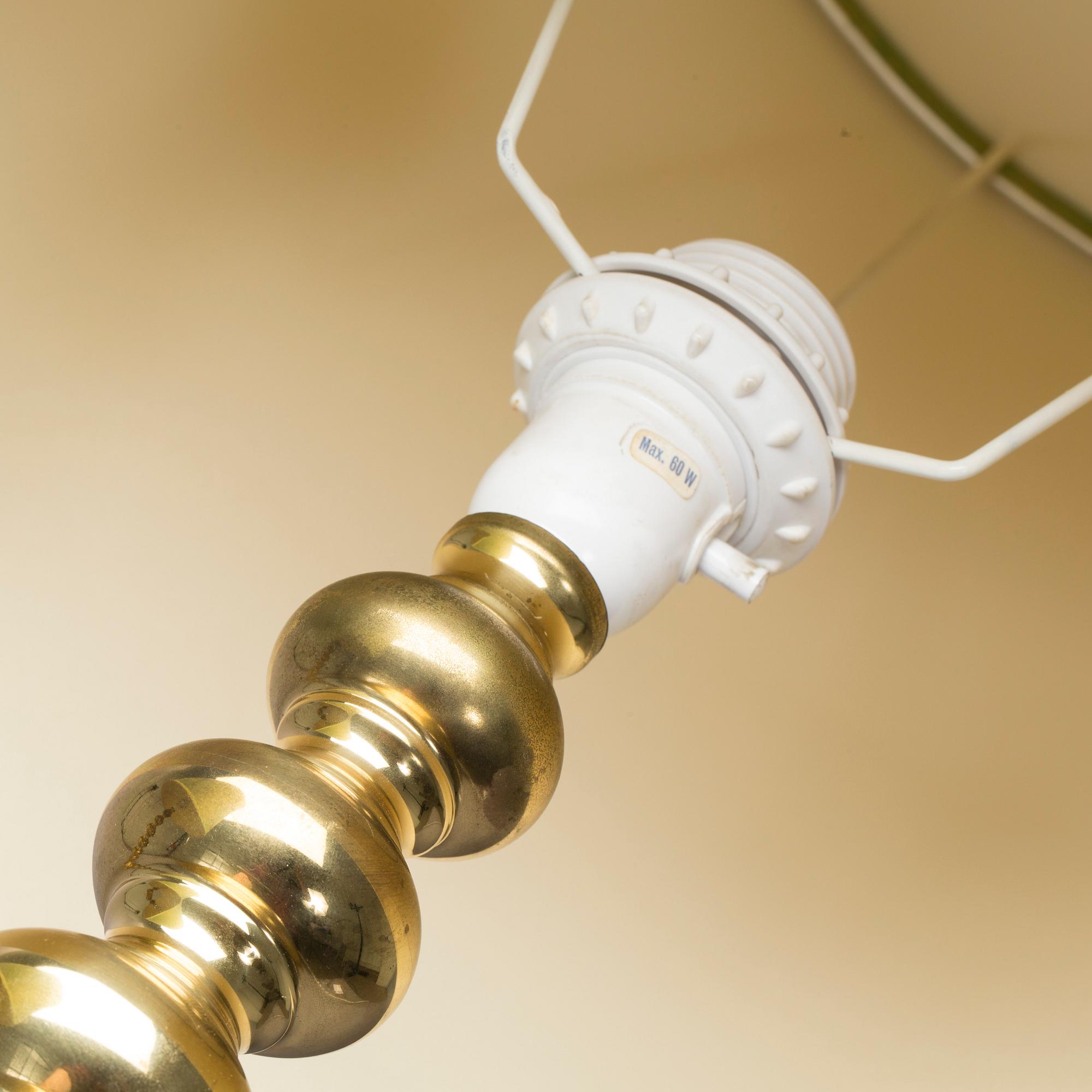 Bordslampor, ett par. 1900-talets andra hälft.