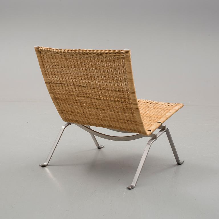 FÅTÖLJ, "PK-22", Poul Kjaerholm, Fritz Hansen, 2000-tal.