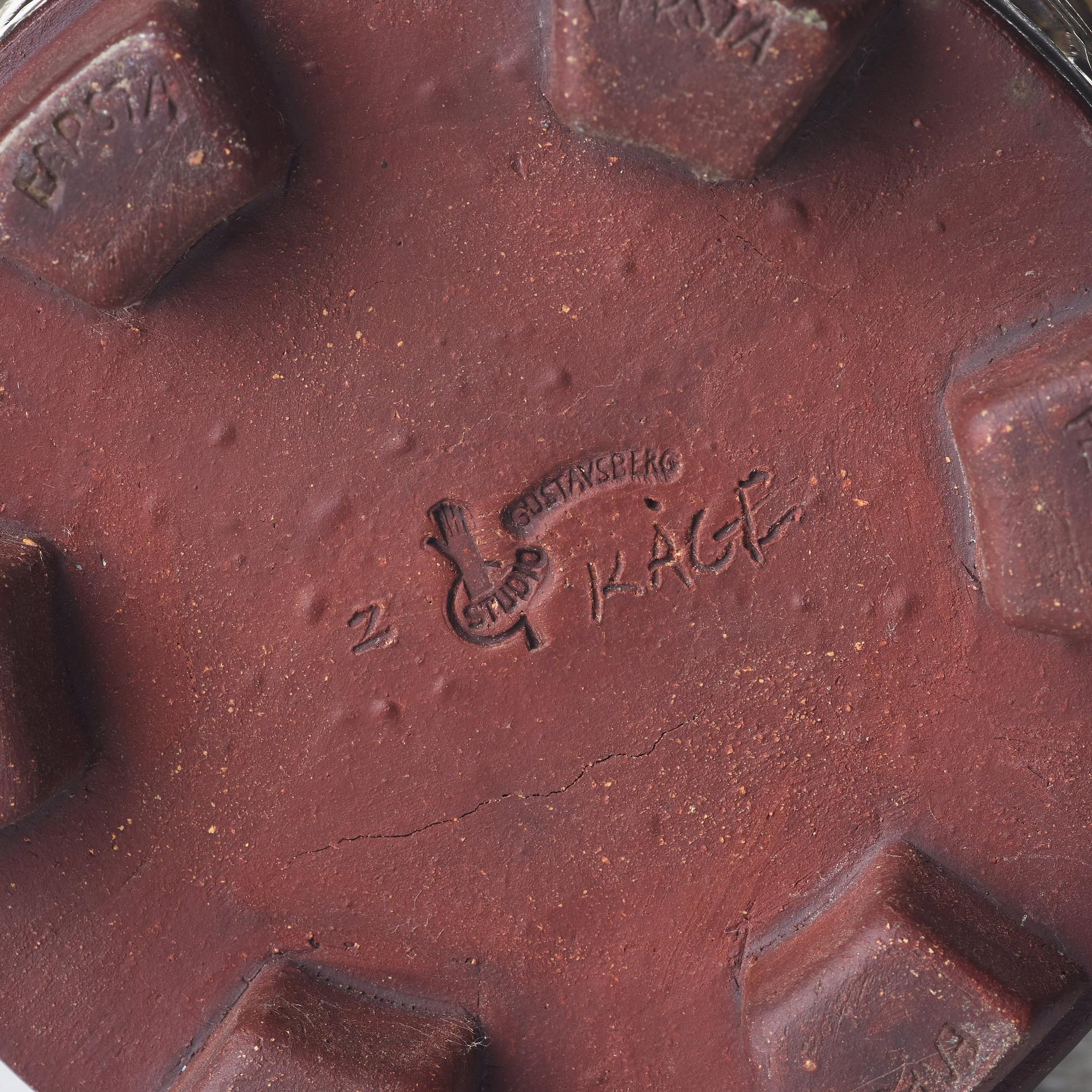 Wilhelm Kåge, vas, "Farsta", Gustavsbergs studio 1955.