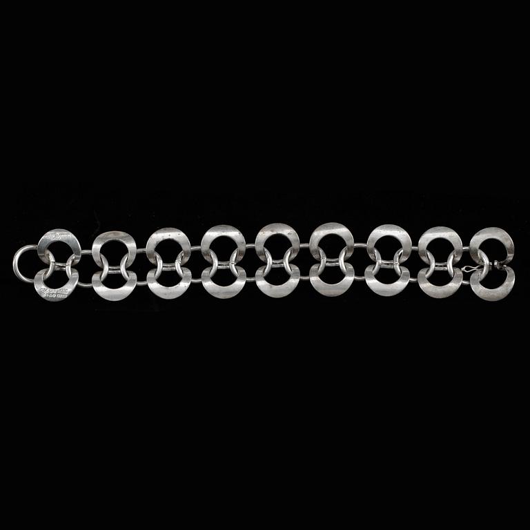 ARMBAND, silver, Alton, Falköping 1974. Vikt ca 75 gram.