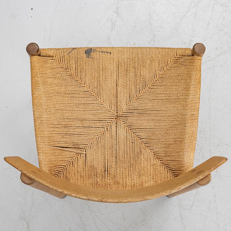 Børge Mogensen, Stolar 4 st, modell J39. Fredericia möbelfabrik, Danmark.