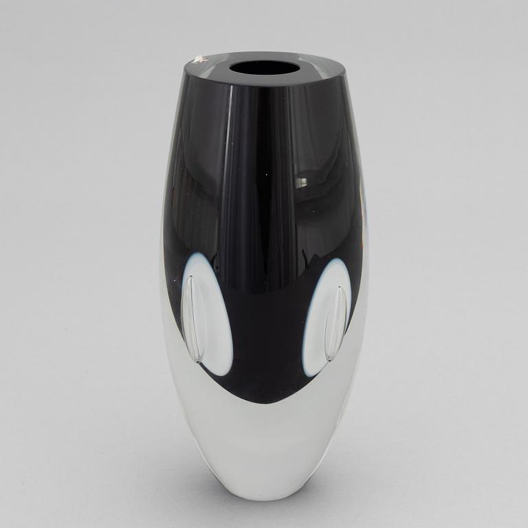 Timo Sarpaneva, a 'Claritas' glass vase, Iittala, Finland, 1985.