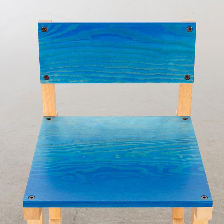 FREDRIK PAULSEN, "Röhsska"Designbaren,bar stool, Blå Station 2020, Bar stool 14/18.
