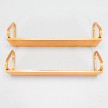 Alvar Aalto,  Two mid 20th Century '112B' shelves for Artek.