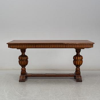 AXEL EINAR HJORTH, an 'Charles' oak table, from Nordiska Kompaniet, 1920s.