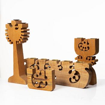 Gunnar Kanevad, Four candelabra, 1988–1993.