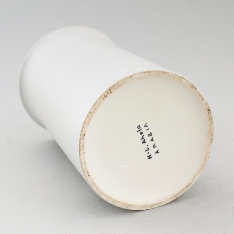 VAS, stengods, Hilkka-Liisa Ahola, signerad, Arabia, Finland.