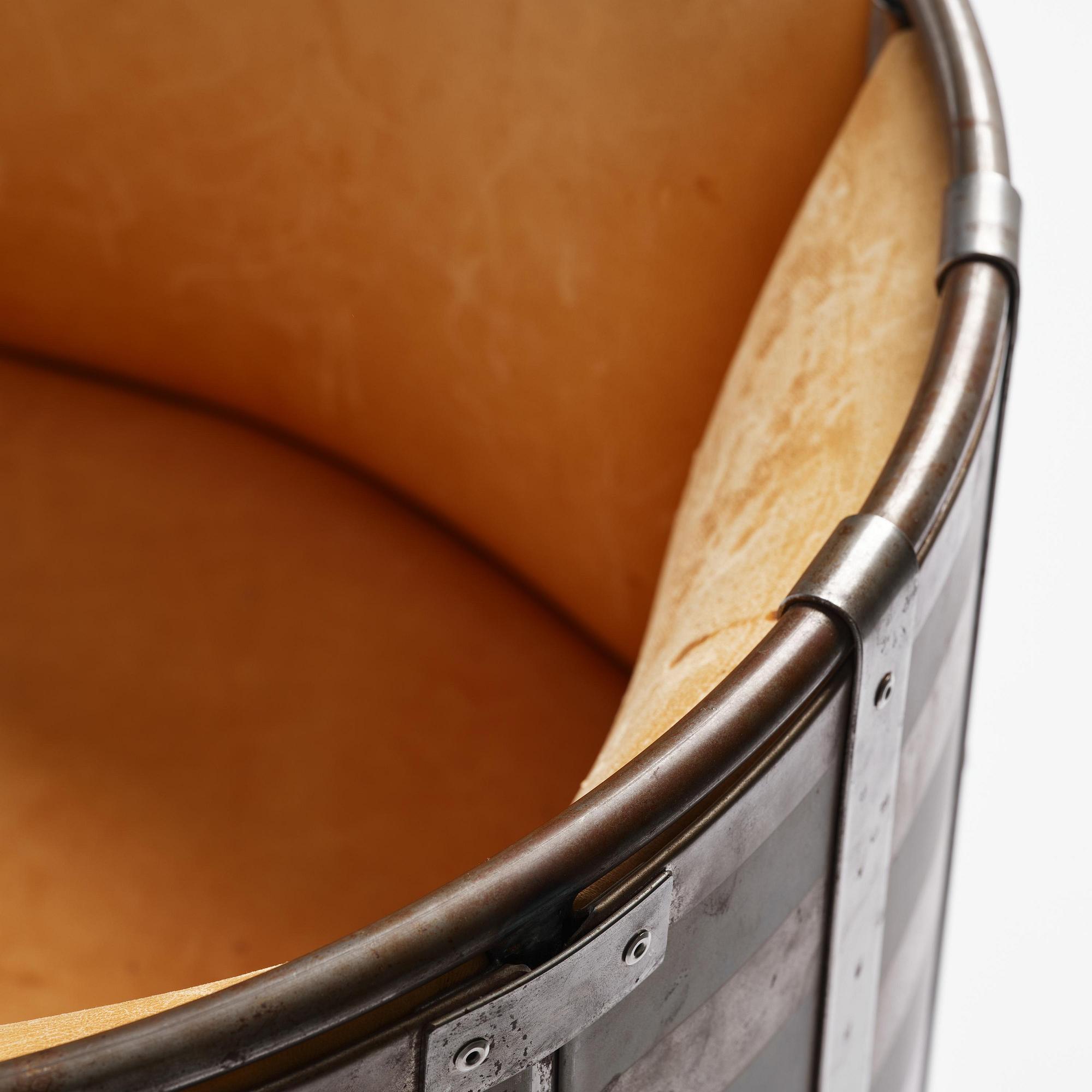 Mats Theselius, an "Älgskinnsfåtöljen" armchair, ed. 237/360, Källemo, Värnamo, post 1991.
