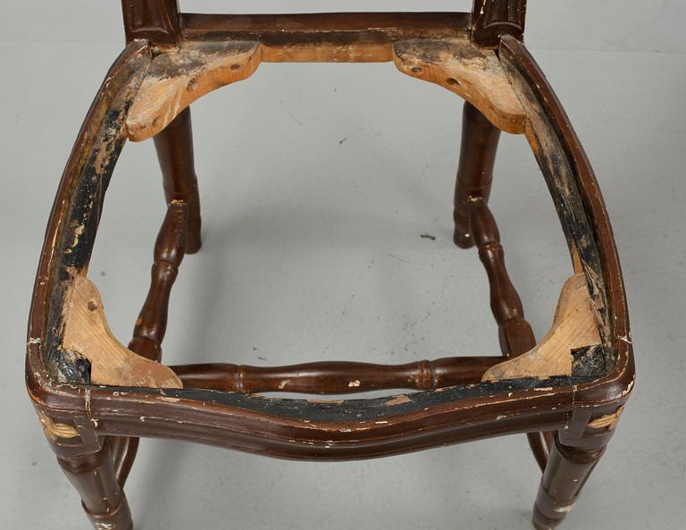 STOLAR, 2 st, gustavianska, 1700/1800-tal.