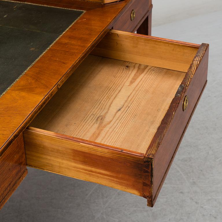 A Swedish late gustavian writing desk, late 18th century.