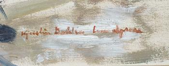 KJERSTIN DAHLÉN-LUNDGREN, olja på duk, signerad.