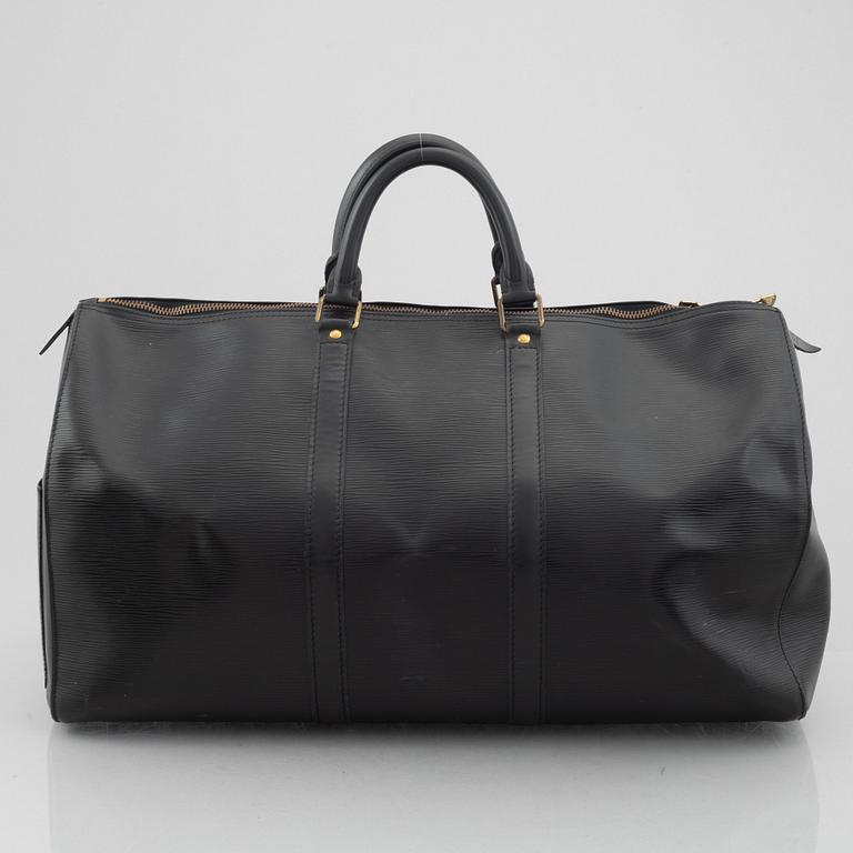 Louis Vuitton, weekend bag, "Keepall Epi 50", 1990.