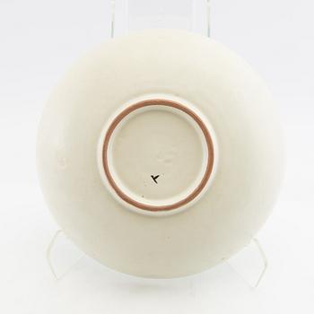 Anna-Lisa Thomson, Fruit bowl and dish Uppsala Ekeby mid-20th century stoneware.