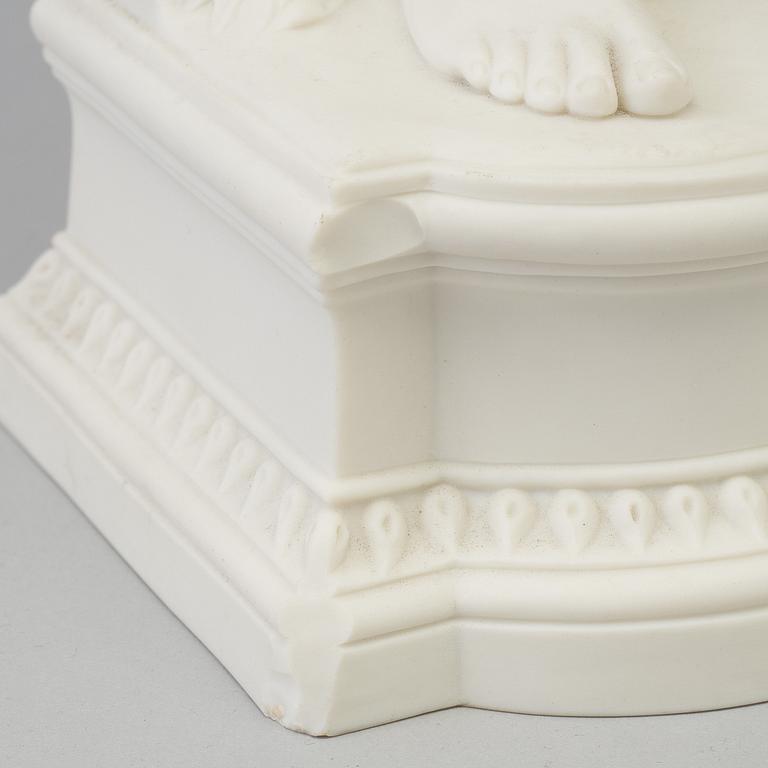 PER HASSELBERG, after, a parian ware figurine,  Gustafsberg, circa 1900-.