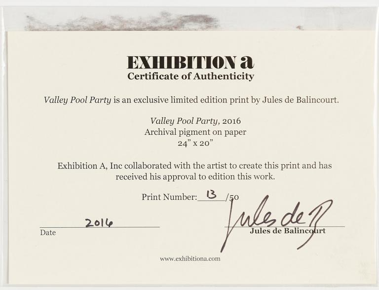 Jules de Balincourt, ”Valley Pool Party”.