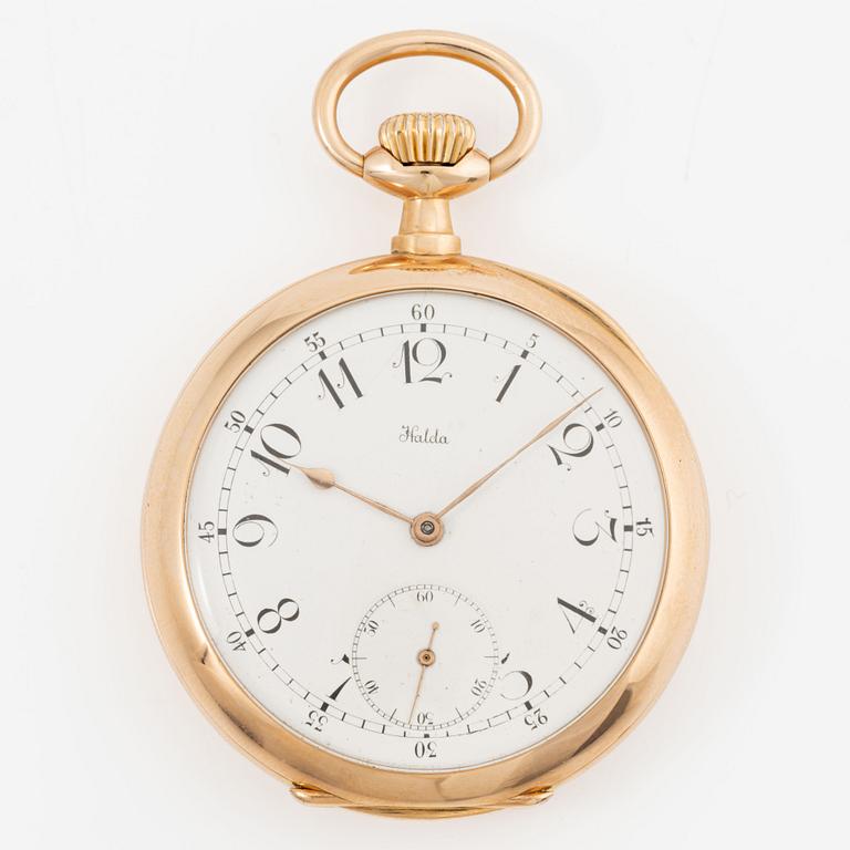Halda, pocket watch, 50 mm.
