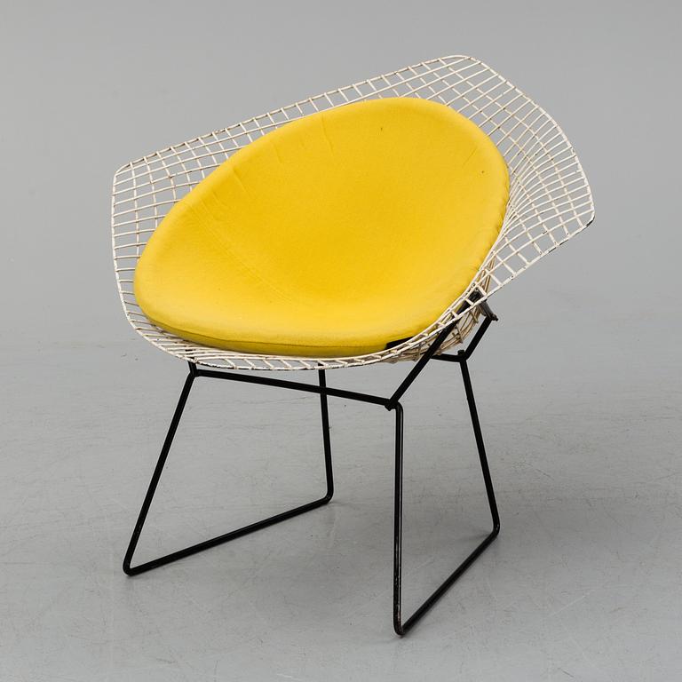 A 'Diamond chair' by Harry Bertoia, designed 1952.