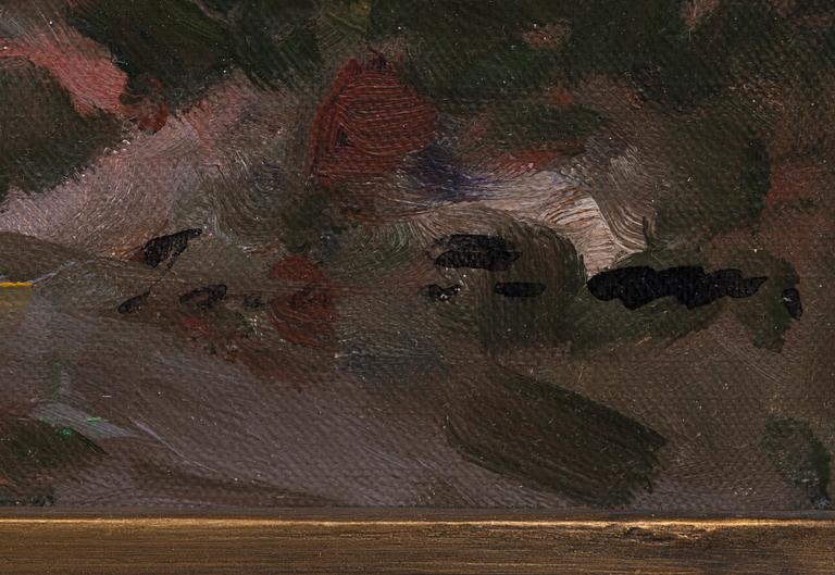 INA SJÖSTRÖM, olja på duk, signerad.