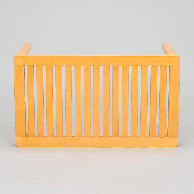 Alvar Aalto, A flower and suitcase bench '106', made to order, for Artek, 1976.