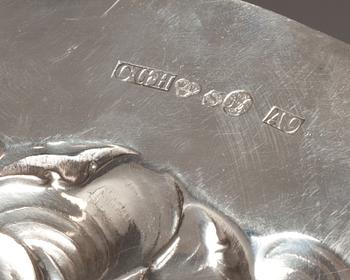 PRESENTERFAT, silver, C G Hallberg. Stockholm, 1951. Vikt ca 1000 g.