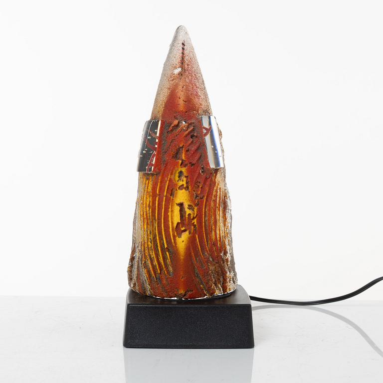 Bertil Vallien, a glass sculpture, Kosta Boda.