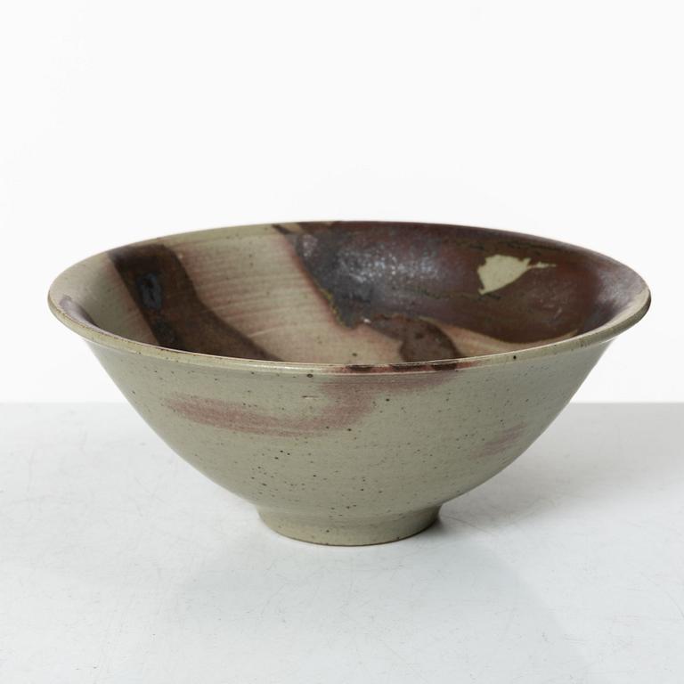 Carl-Harry Stålhane, two stoneware vases and a bowl, Designhuset, Lidköping.