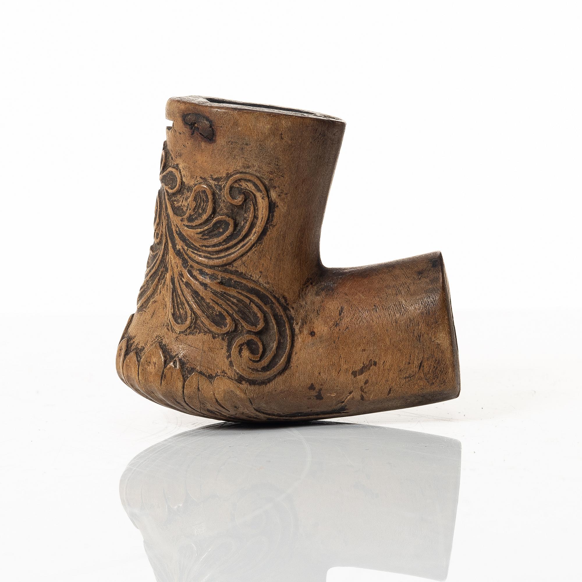Träföremål, sex stycken, 1700 - 1800-tal.
