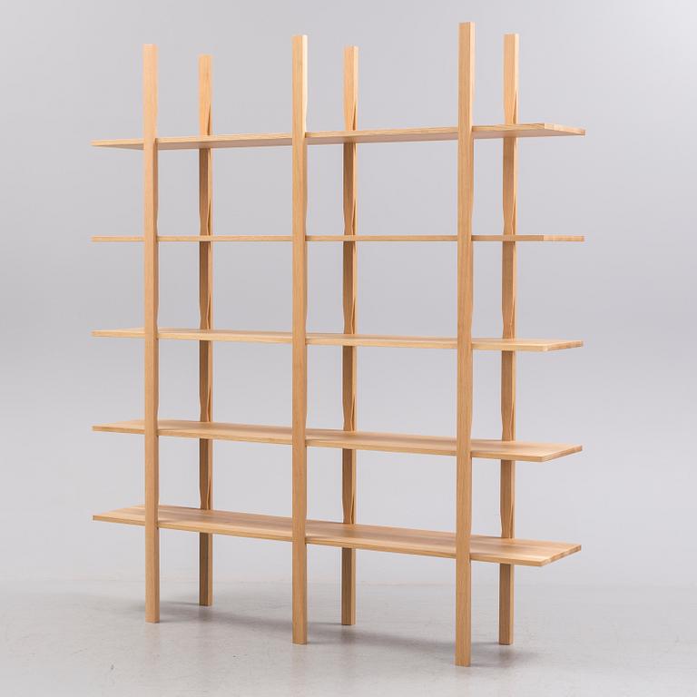 A massive oak shelf "The Wooden hylla no 2" by Wrong London, HAY.