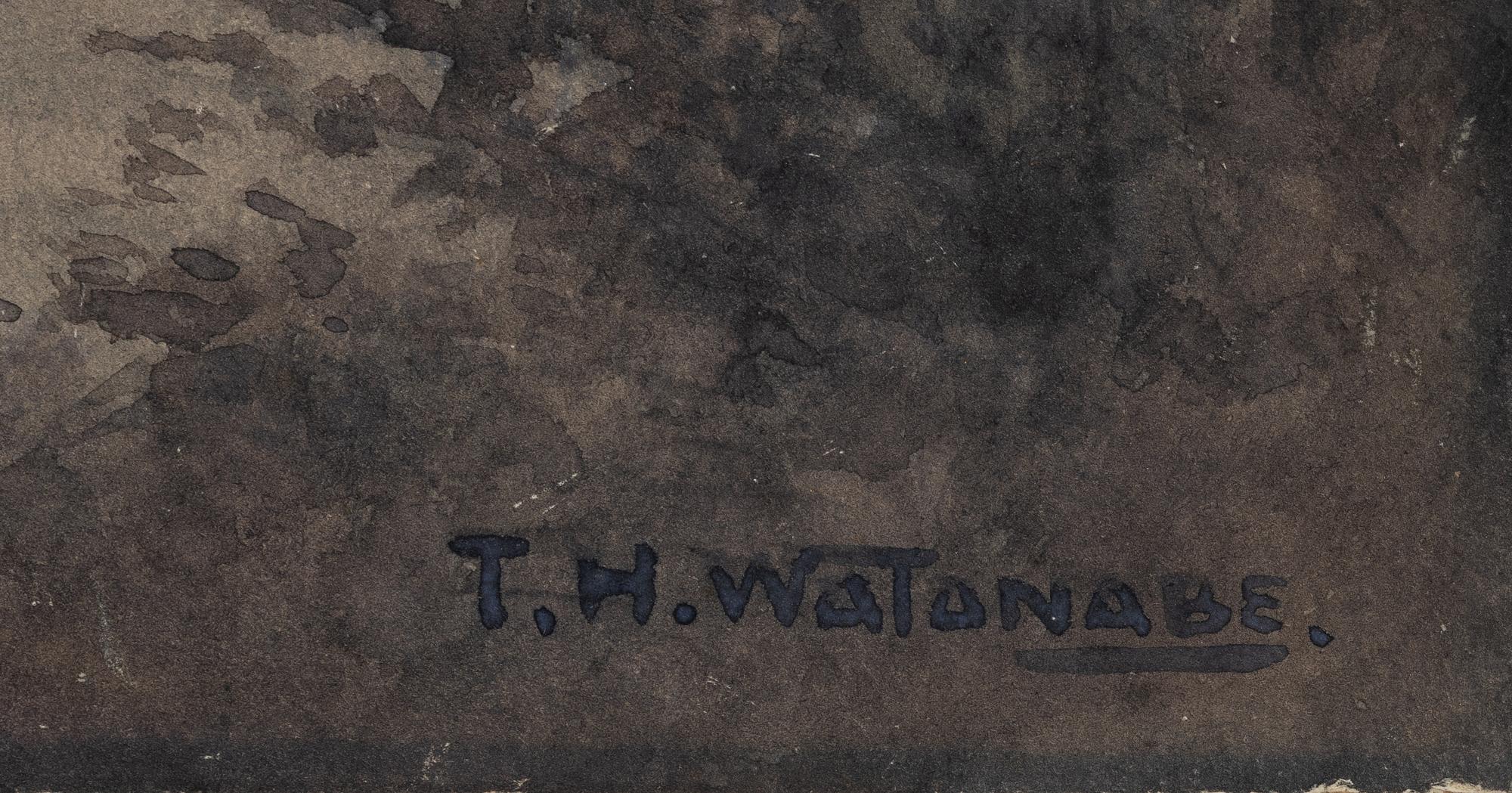 T. H. Watanabe, "Travelling Man in Moon Landscape".