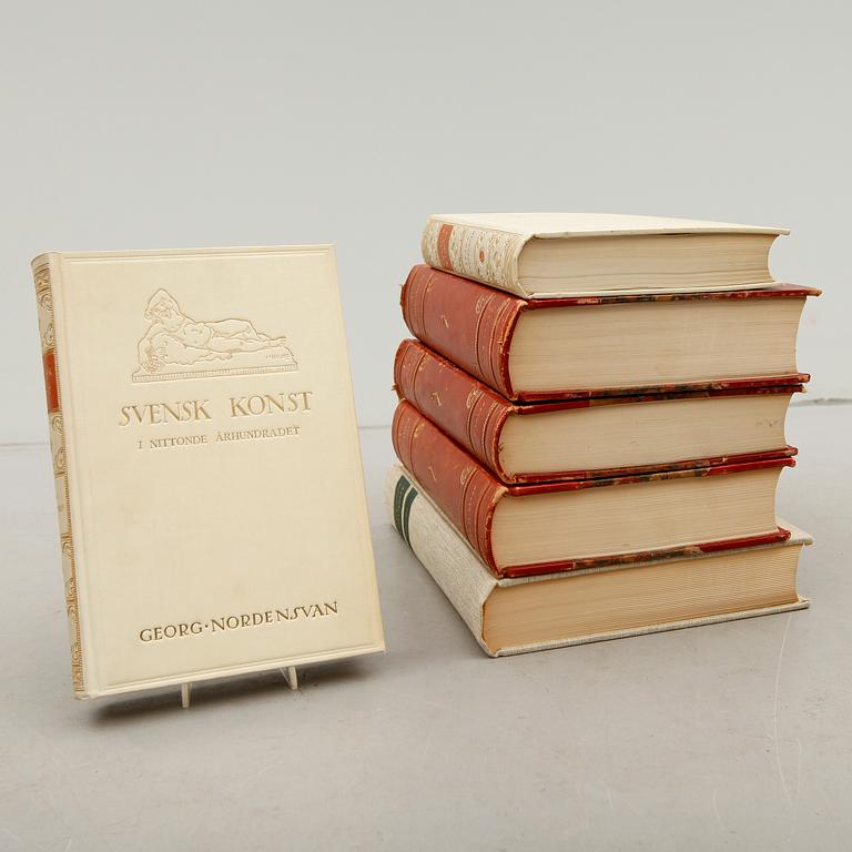 KONSTBÖCKER; 6 volymer.