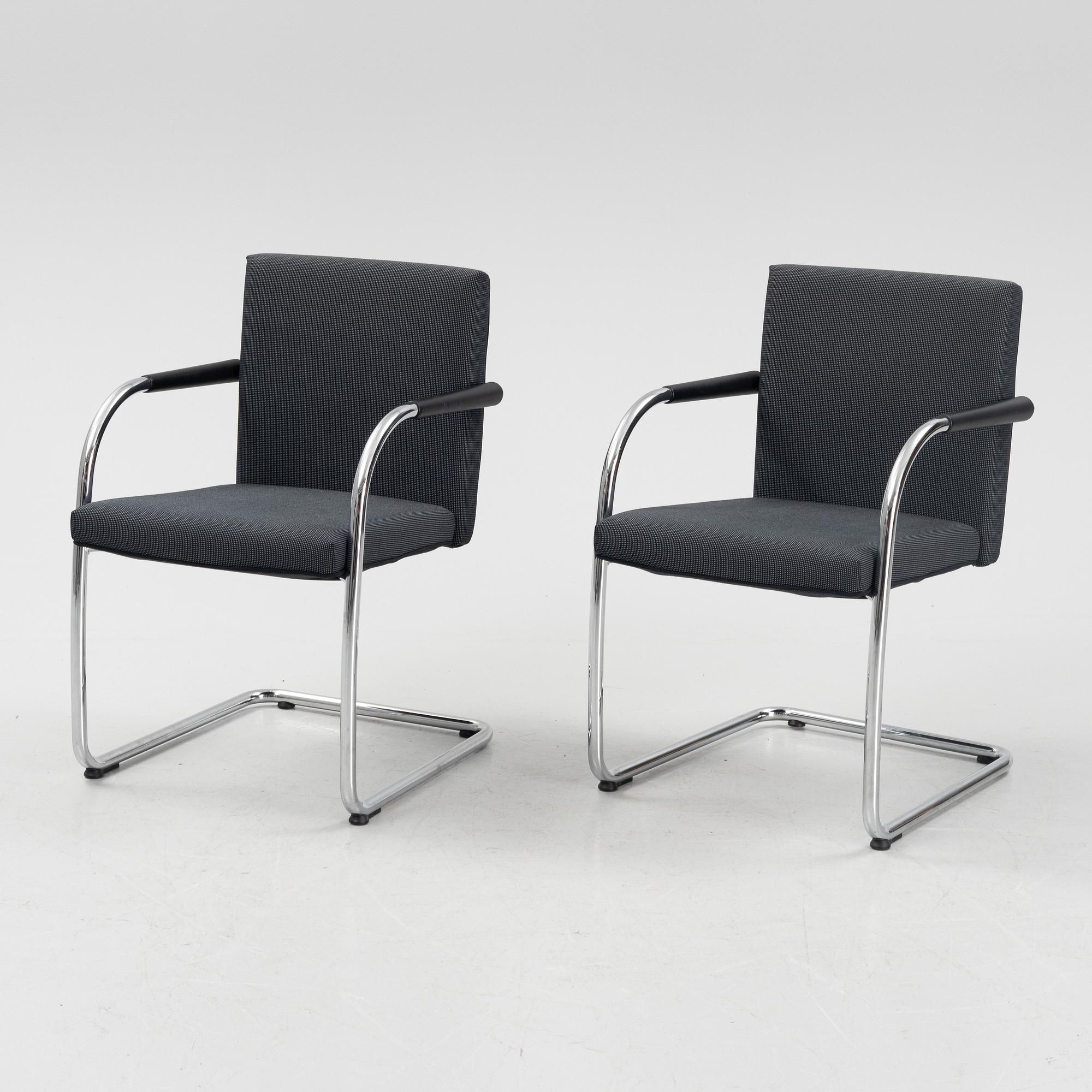 Antonio Citterio & Glen Oliver Löw, five 'Visasoft Visavis' chairs, Vitra, 2005.