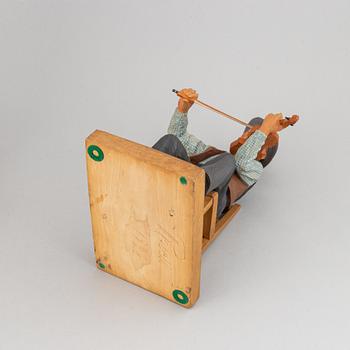 HERMAN ROSELL, sculpture, wood, signed and dated 1948.