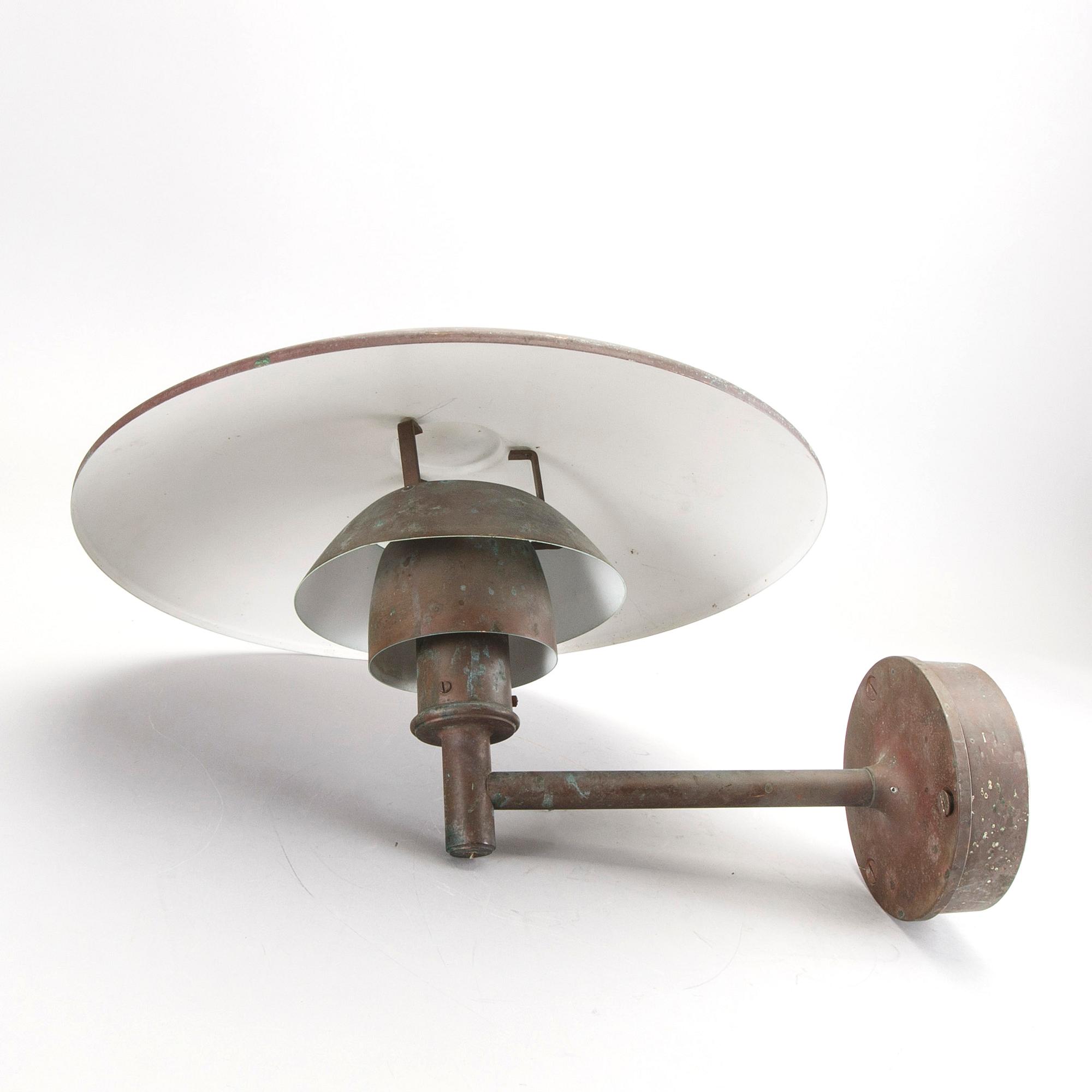 Poul Henningsen, "Model PH", exterior lighting, 1900s.