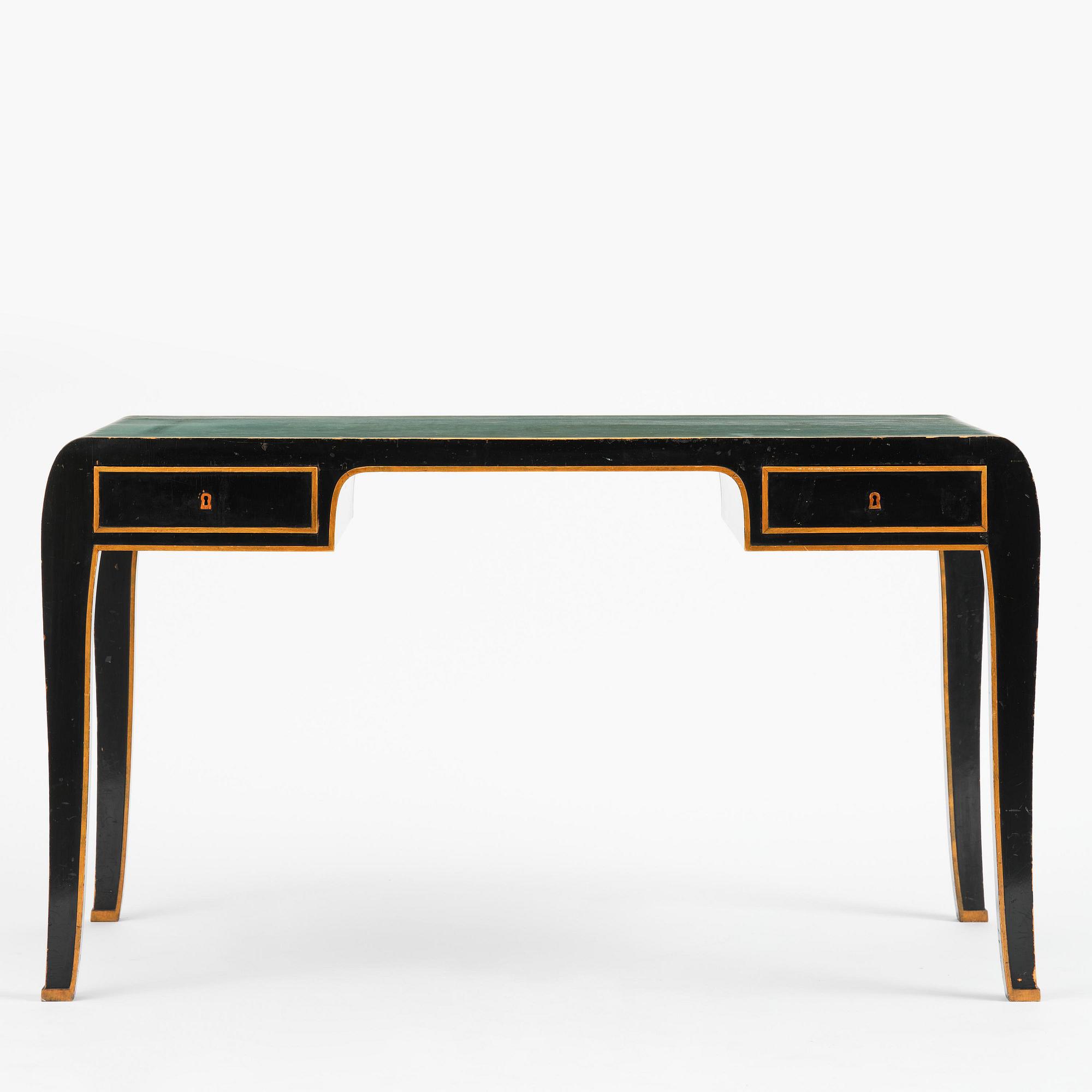 Carl Hörvik, a Swedish Grace desk, Nordiska Kompaniet, for Les Arts Décoratifs Suédois, Paris, 1928.