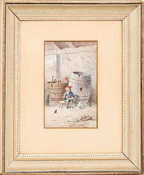 Frans Wilhelm Odelmark, Elves eat porridge.