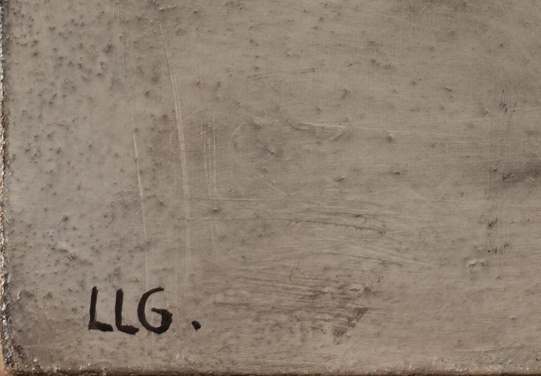LOIC LE GROUMELLEC, lack ripolin på duk, signerad.