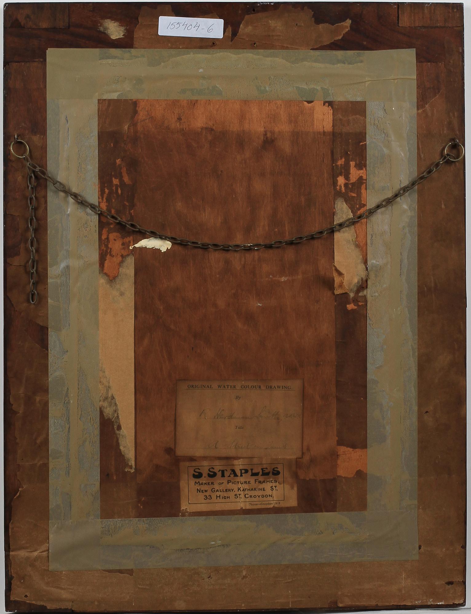 ROBERT HERDMAN-SMITH, akvarell, sign.