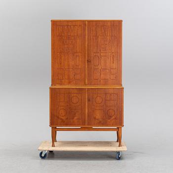 A 'Krus' teak cupboard by Yngve Ekström for Westbergs, designed 1955.