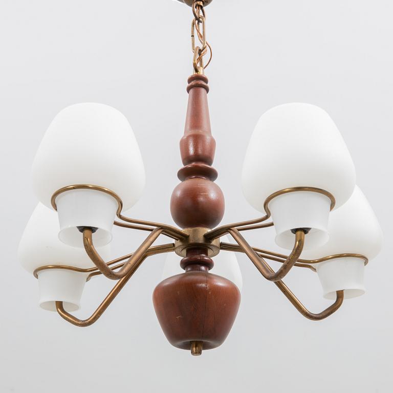 Hans Bergström, tillskriven, taklampa, Swedish Modern, ASEA, 1950-tal.