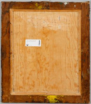 OKÄND KONSTNÄR, olja på duk, monogramsign 1852.