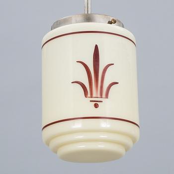TAKLAMPA, art deco, 1900-talets första hält.