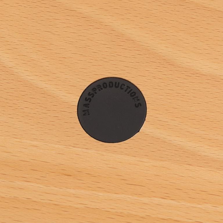 Chris Martin, a beech 'Draft Table' Massproductions.