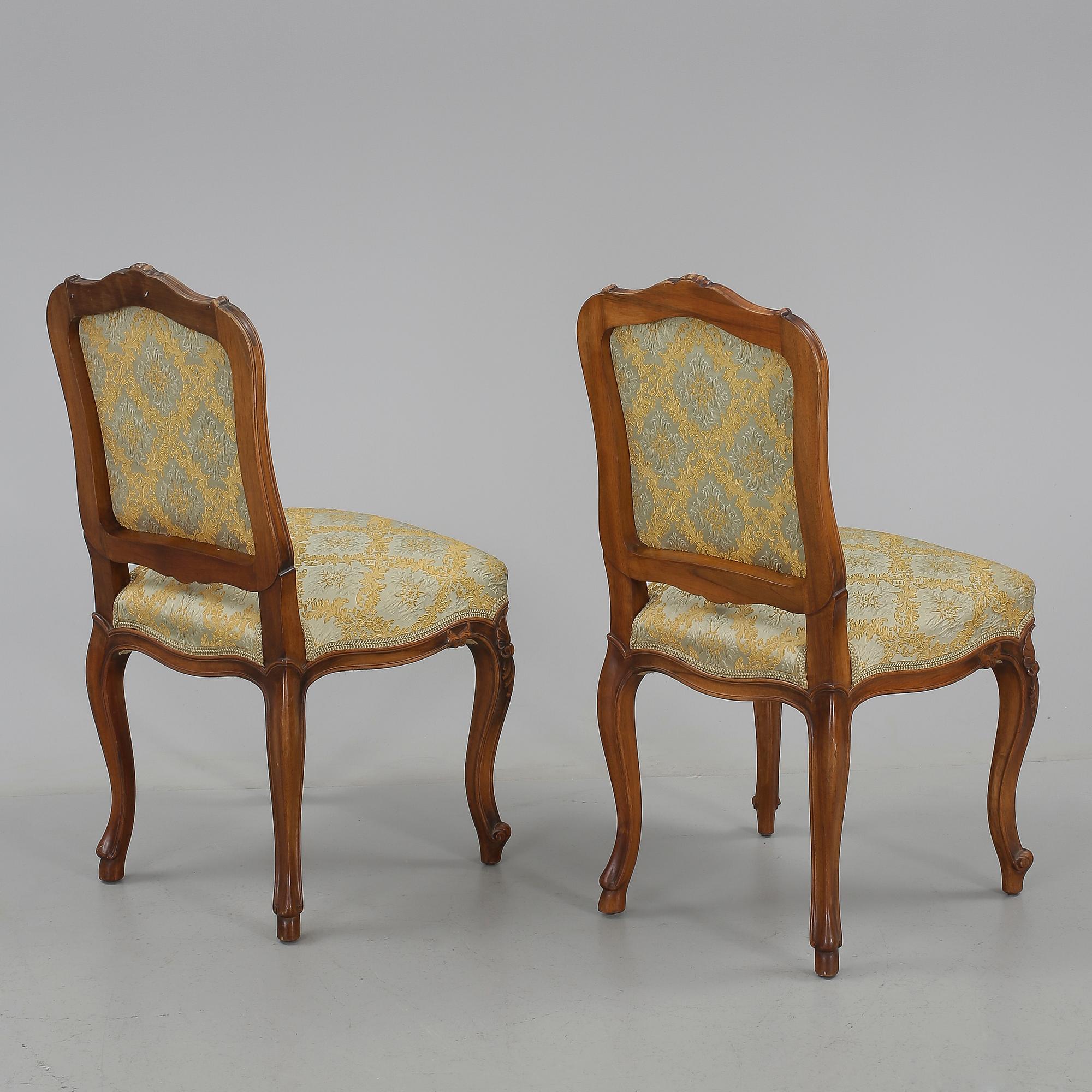 STOLAR, ett par, Louis XVI-stil, Frankrike, 1900-tal.