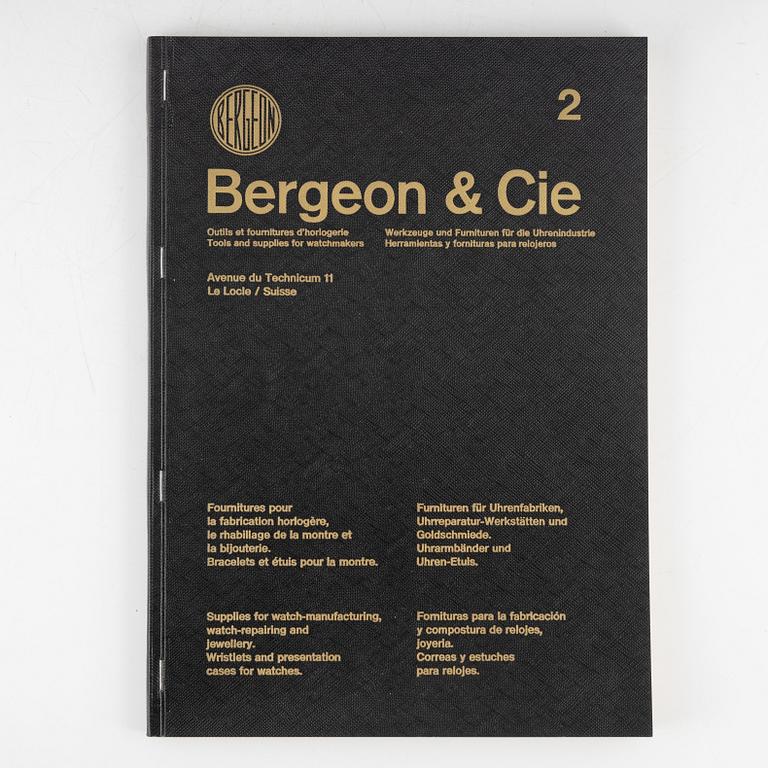 Catalogues of tools and supplies from Bergeon & Cie – 15 vols.