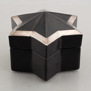 Karin Björquist, a box with lid, Gustavsberg Studio.