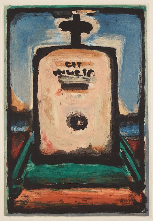 Georges Rouault, "Tombeau", from: Les Fleurs du mal.