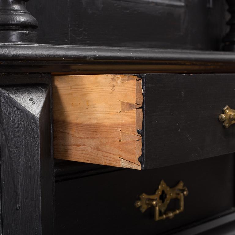 A Neo- Renaissance writing desk, late 19th century.