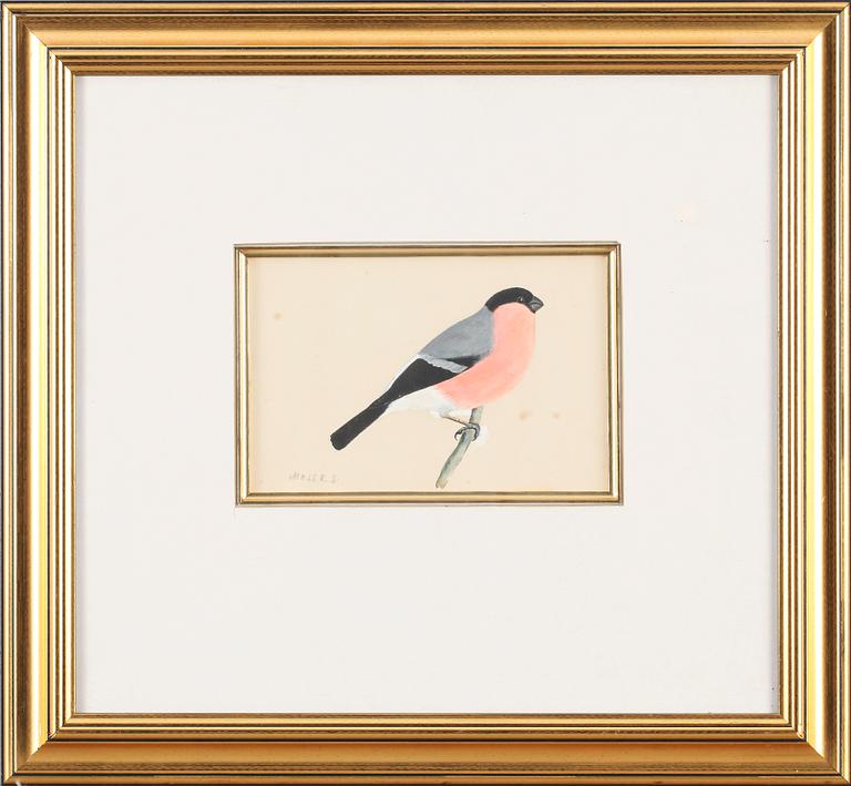 MOSSE STOOPENDAAL, akvarell, sign.